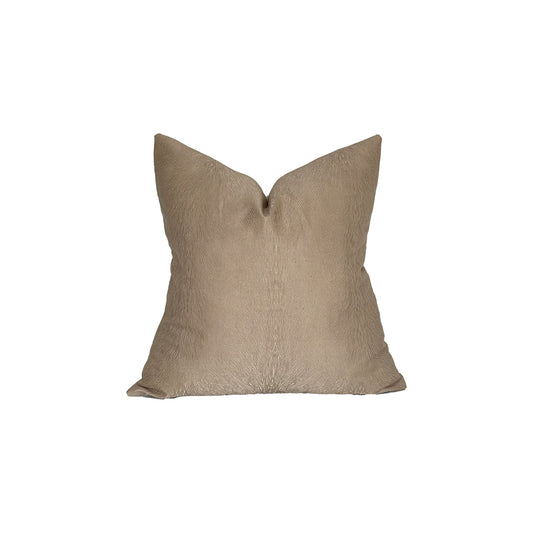 A soothing sand-beige muscovite clay with maize leaf vennation.