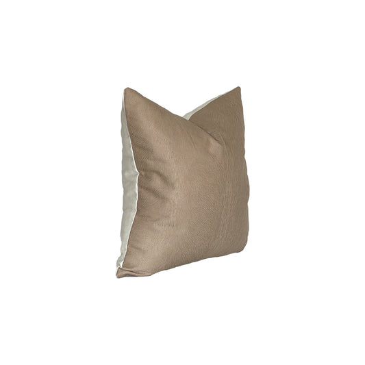 A soothing sand-beige muscovite clay with maize leaf vennation.