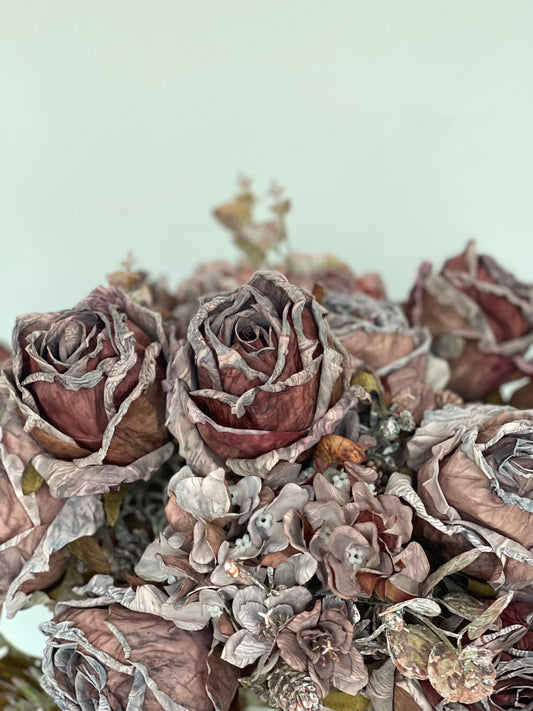 Oversized Roses Burnt Shale