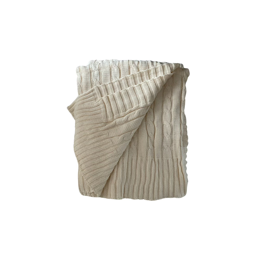 بطانية محبوكة بالكابل في السحاب