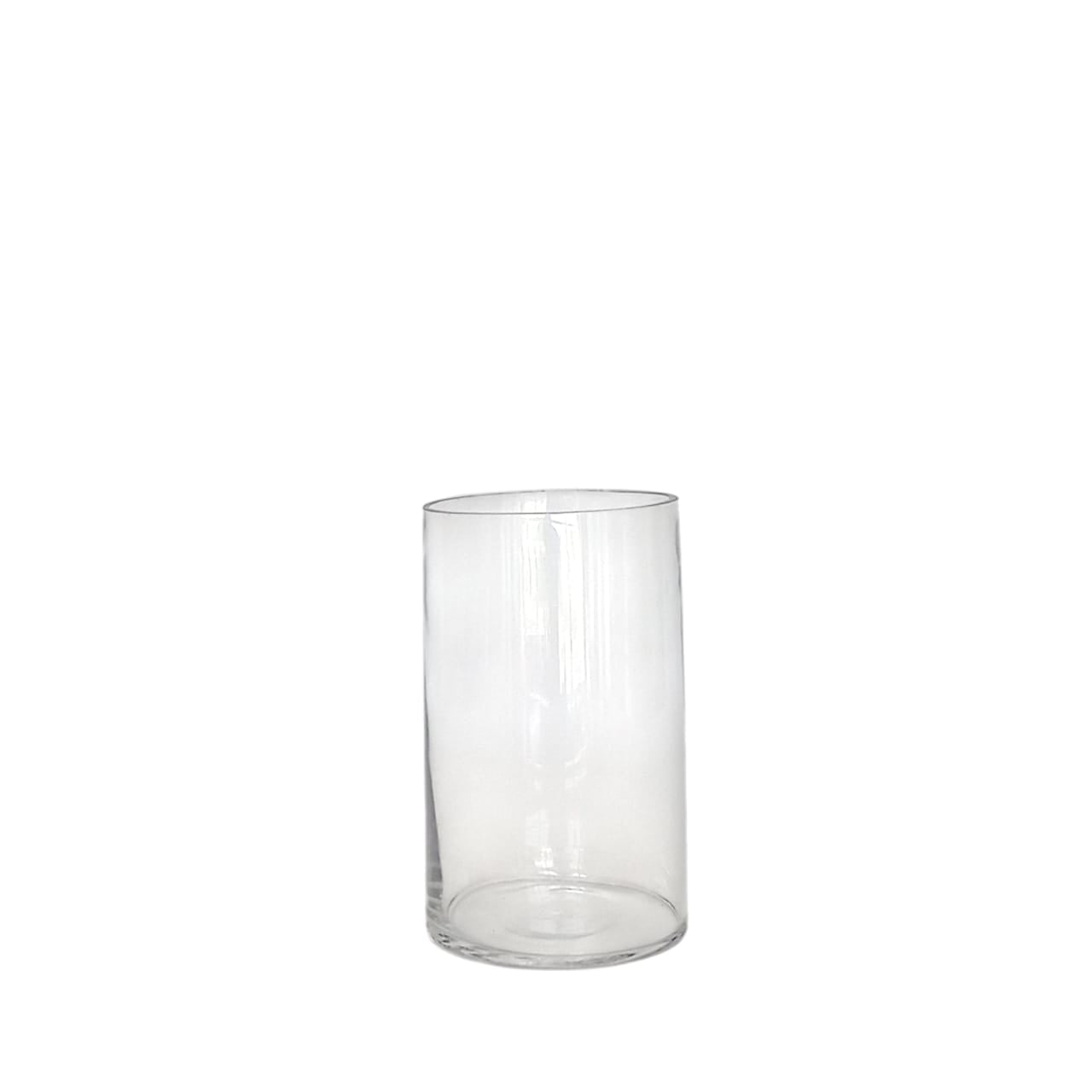 Cylindrical Glass Vase