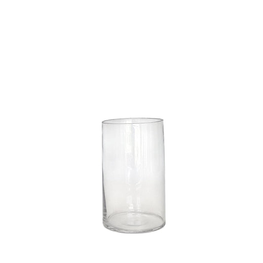 Cylindrical Glass Vase