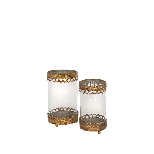 Baroque Guilded Vase (Pair)