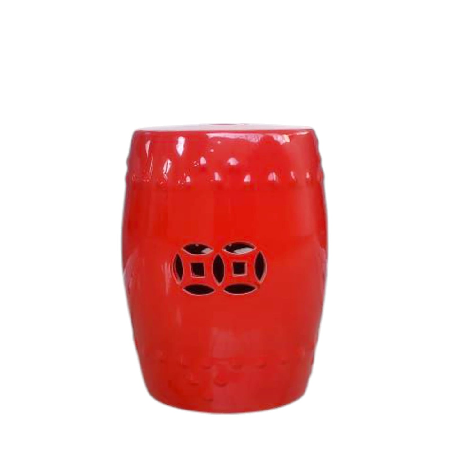 Tangerine Garden Stool