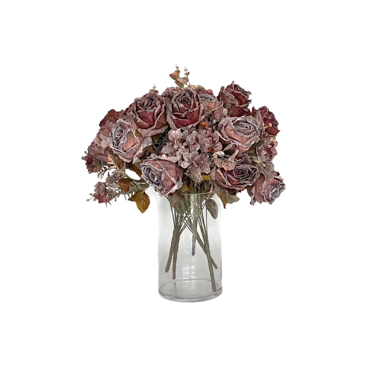 Oversized Roses Burnt Shale faux florals by Bohemia Lifestyle
