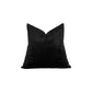 black velvet square pillow