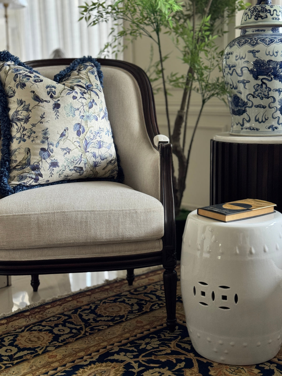 The First Frost Garden Stool