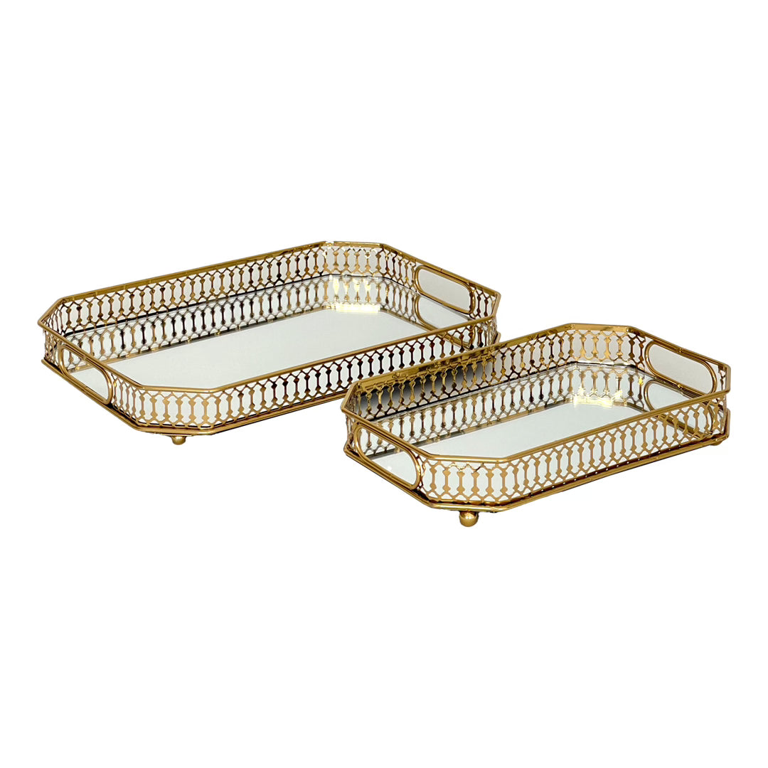 Gilded Accent Trays