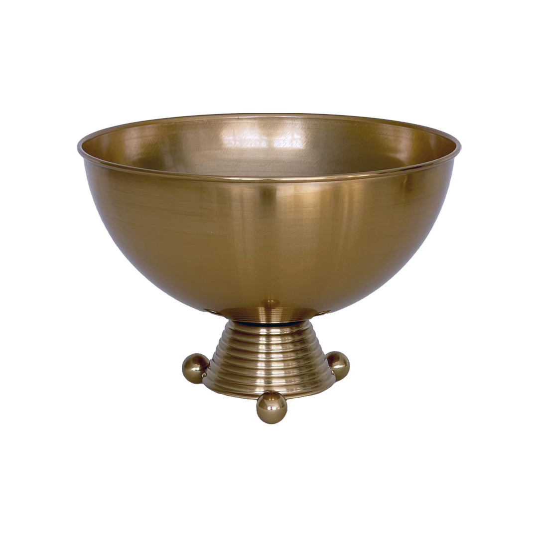 Pedestal Bowl Gold