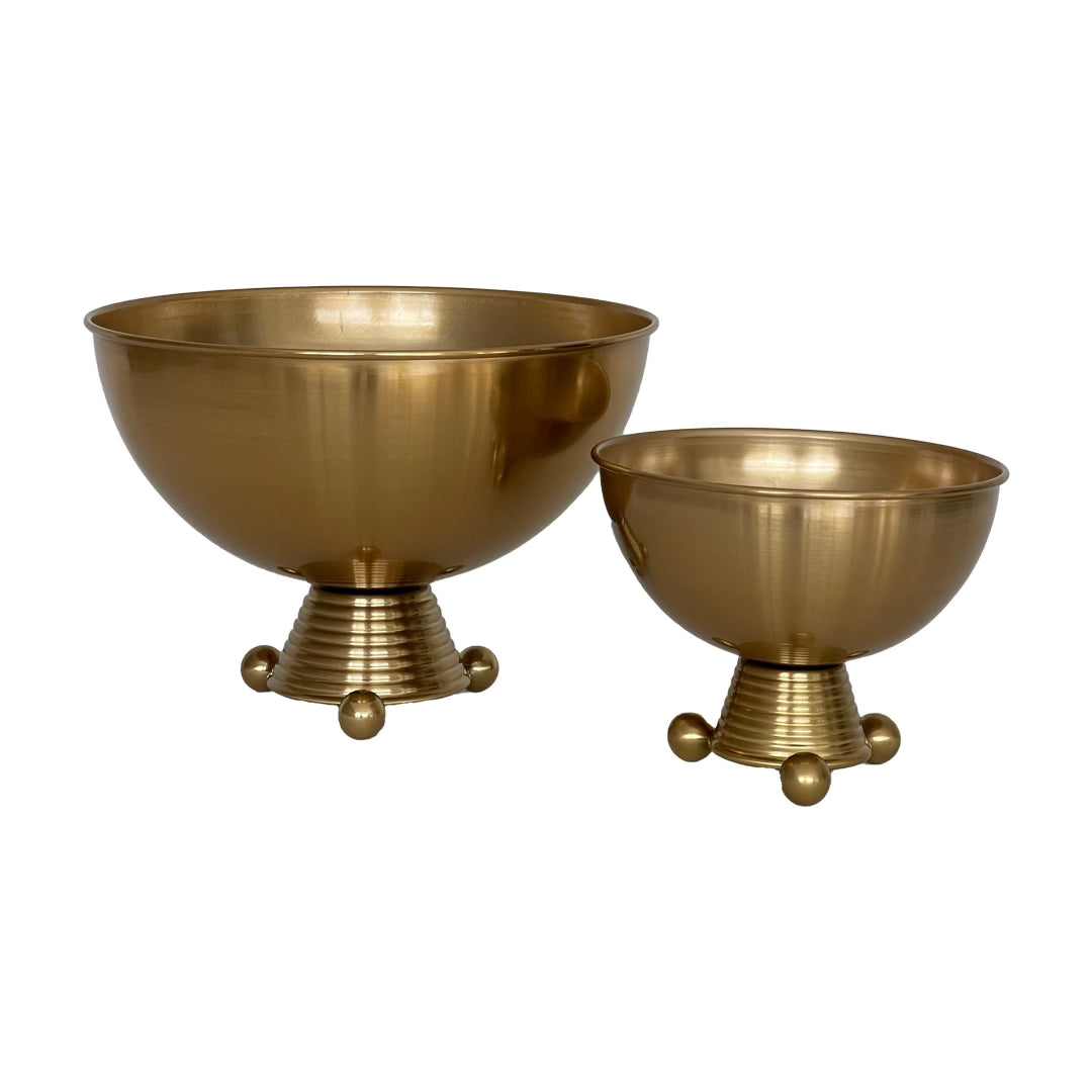 Pedestal Bowl Gold