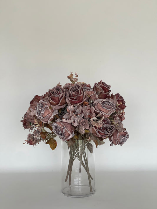 Oversized Roses Burnt Shale