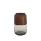 Japandi Vase with Wood Accent