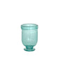 Aqua Accent Glass Urn