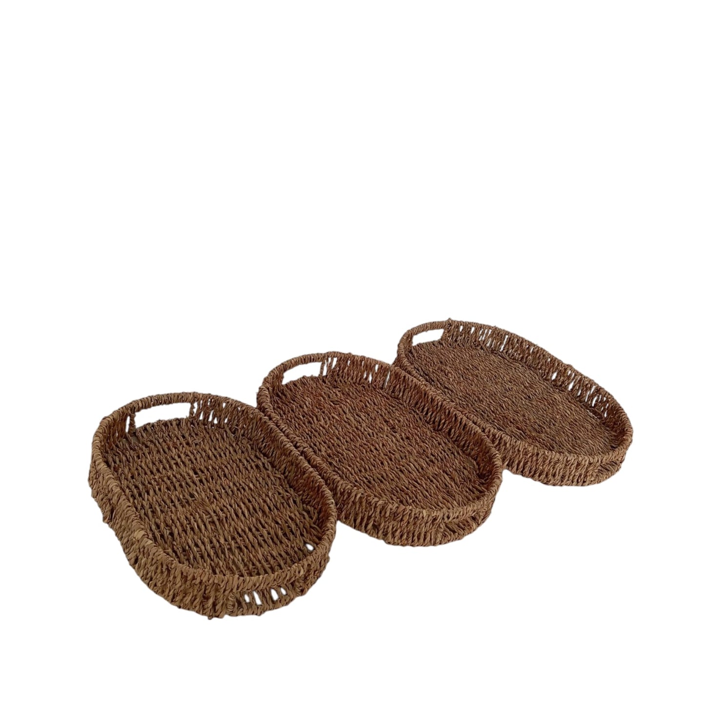 Rattan Vignette Tray Set