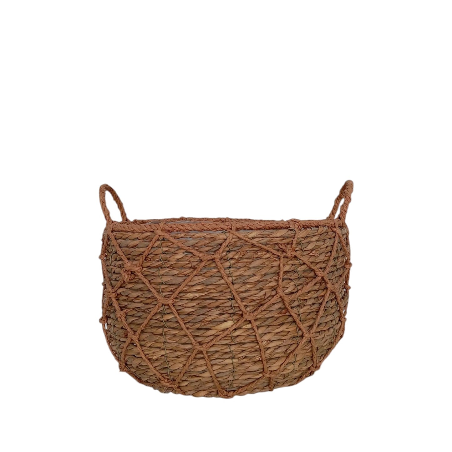 Rattan Basket with Coastal Aesthetic
