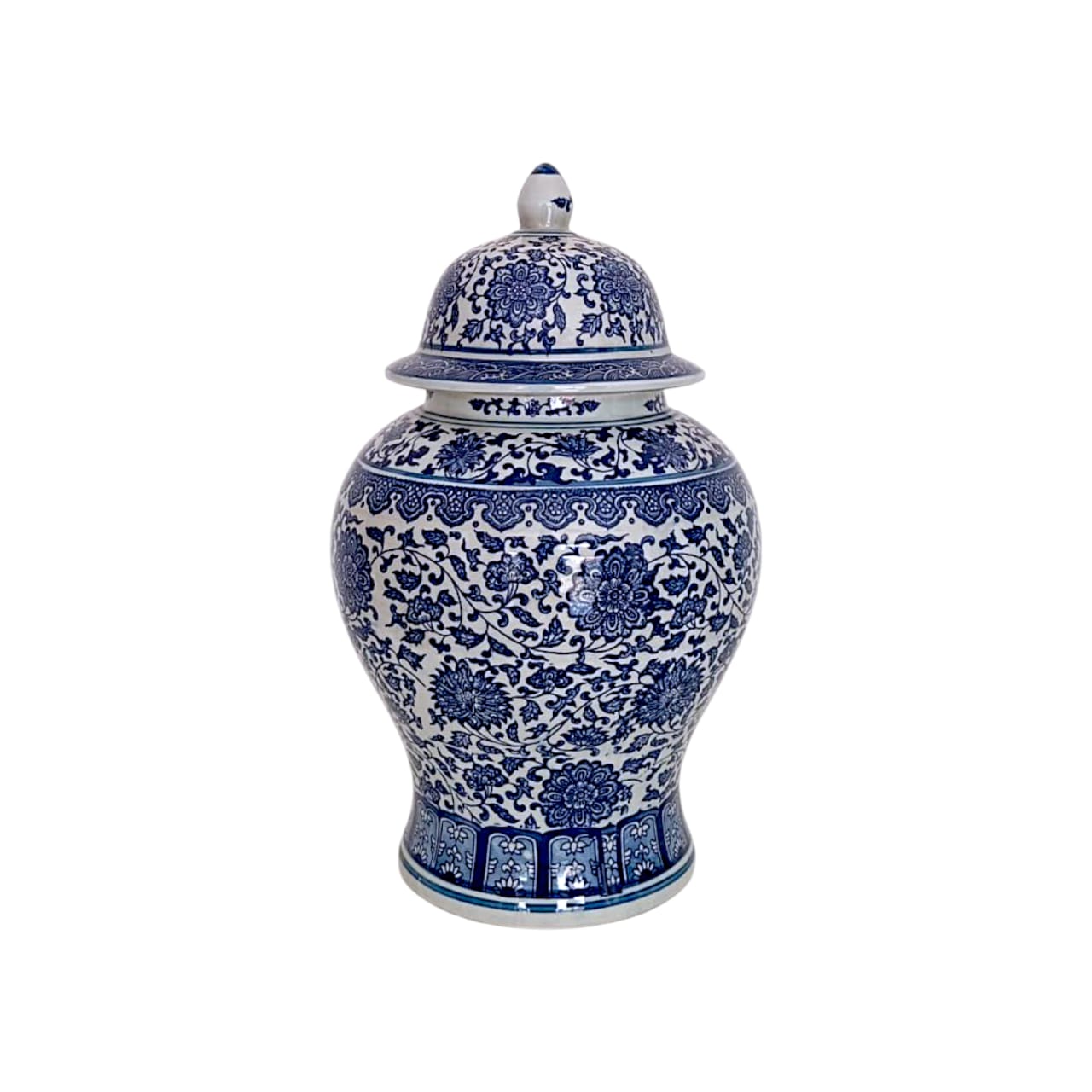 Ming Blossom Lidded Jar