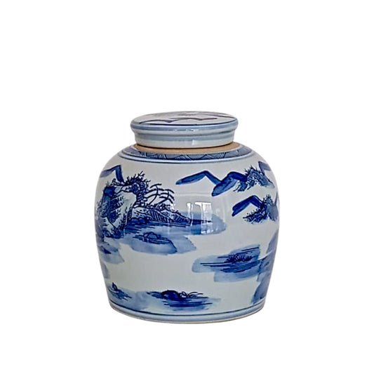 Willow Mist Landscape Jar