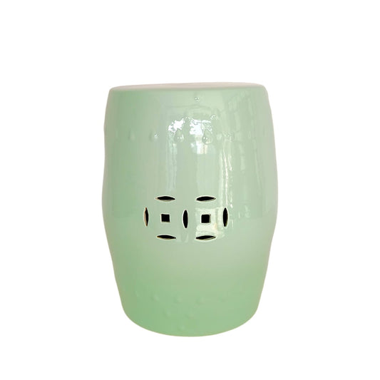 Celadon Garden Stool