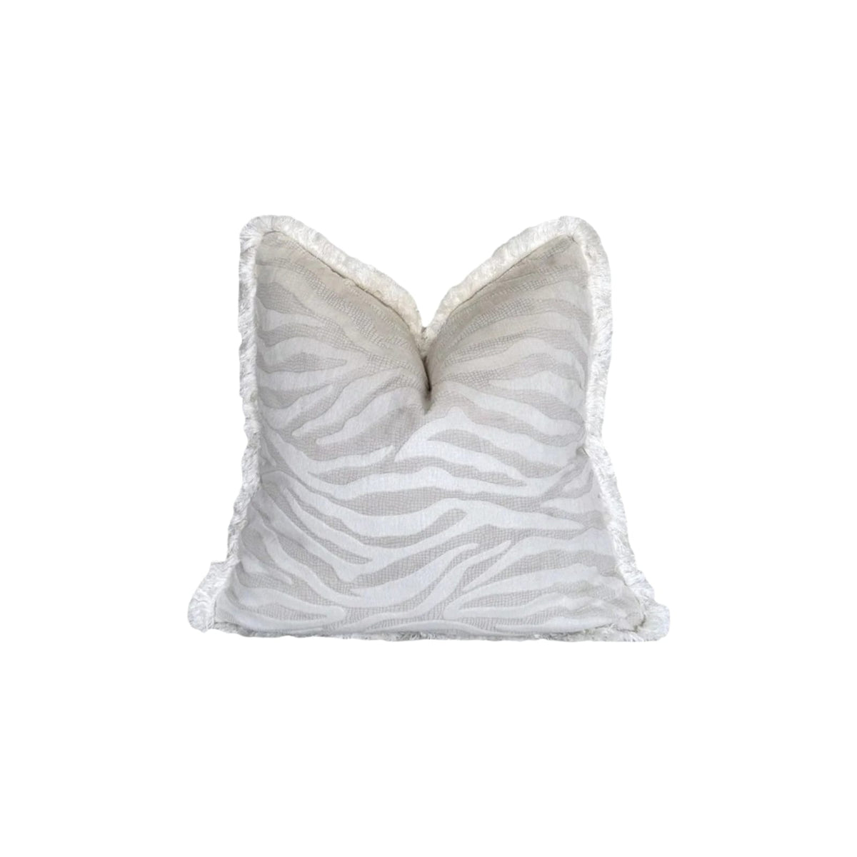 Mansfield Park cushion cover – ivory square pillow, 22 x 22 in