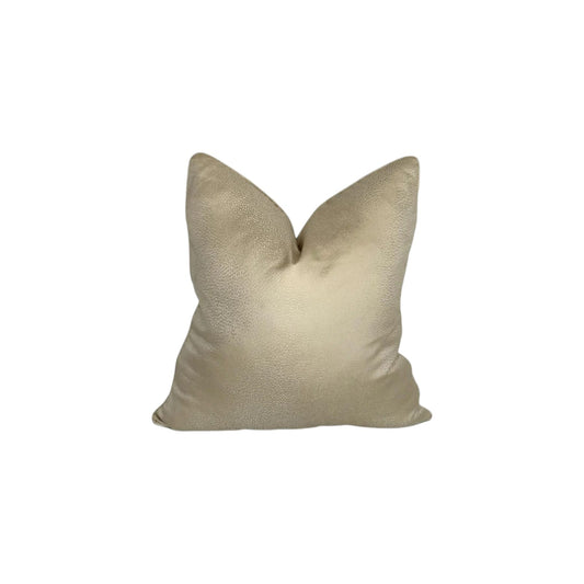 Reindeer cushion cover – ivory square pillow, 22 x 22 in