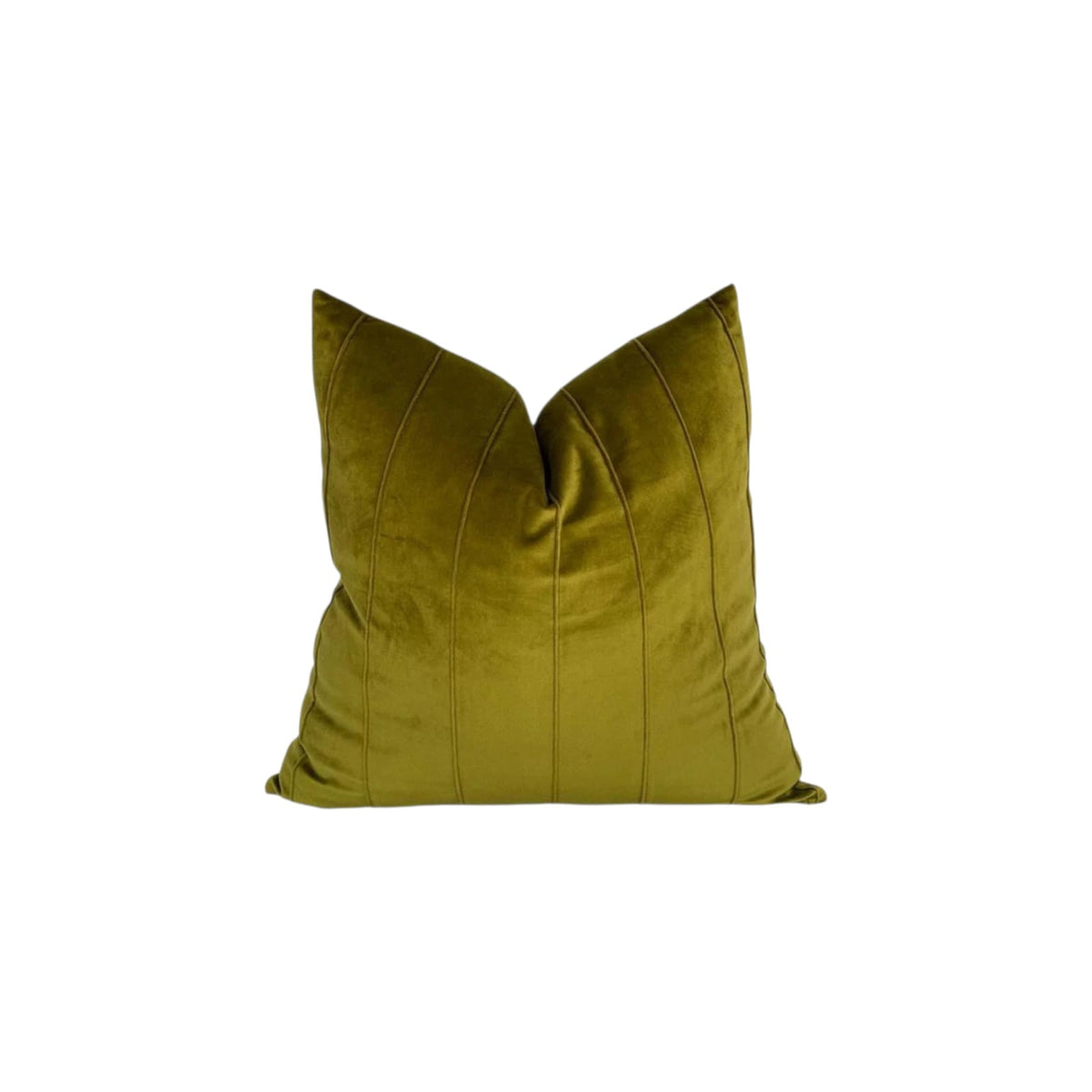 Granny Smith cushion cover – green square pillow, 20 x 20 in