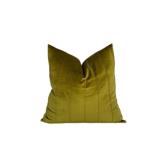 Granny Smith cushion cover – green square pillow, 20 x 20 in